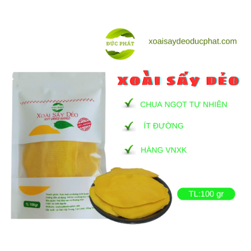 XOÀI SẤY DẺO ĐỨC PHÁT 100GR (GIÁ SỈ)