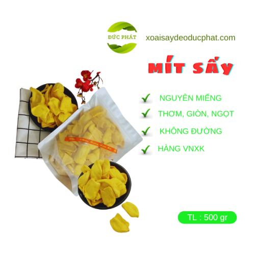 MÍT SẤY KHÔ ĐỨC PHÁT 500G (GIÁ SỈ)